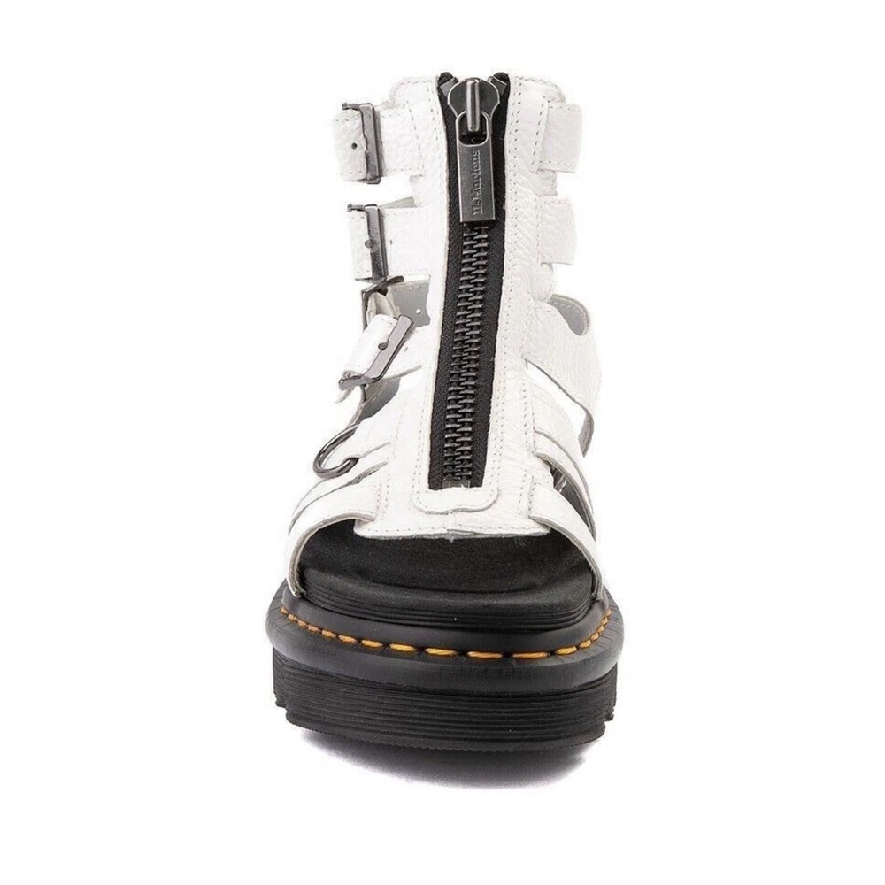 OLSON TUMBLED NUBUCK LEATHER GLADIATOR ZIP SANDALS